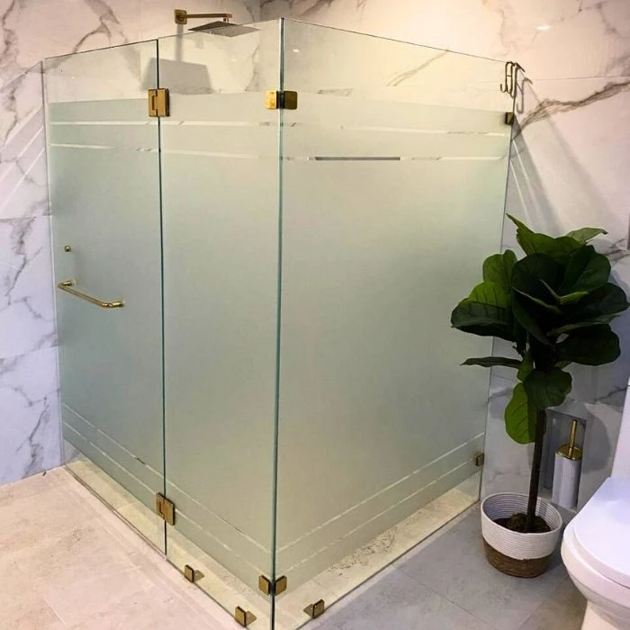 puertas de aluminio para baño